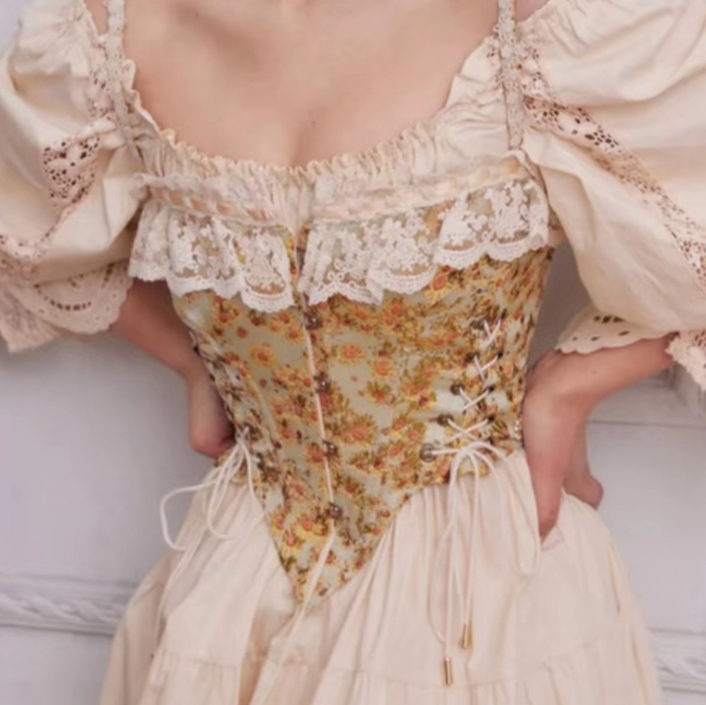 NWT - Lacemade Van Gogh fishbone Corset size M